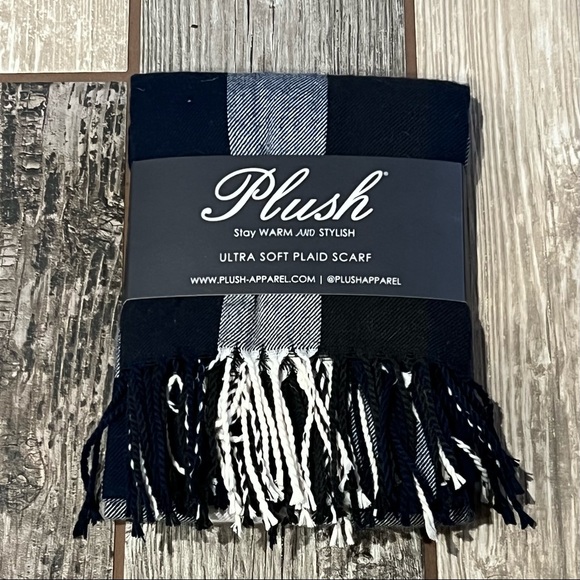 Plaid Scarf [NWT — Plush Apparel] - Picture 2 of 7